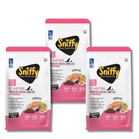 Sniffy Starter Food Combo (800 GM x 3)