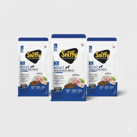 Sniffy Adult Food Combo (800 GM x 3)