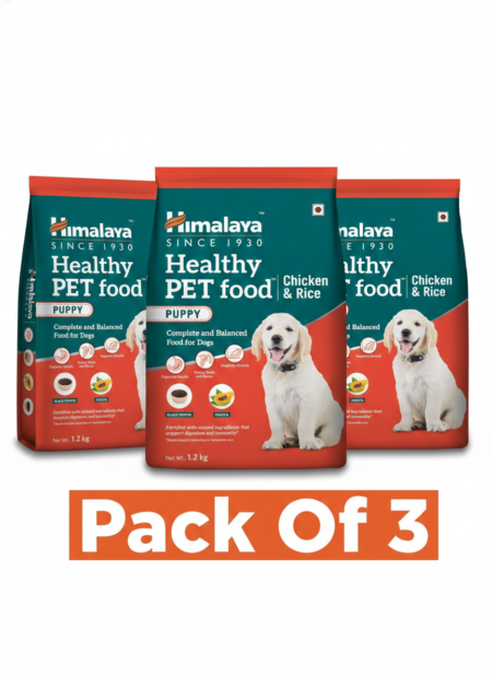 Himalaya Puppy Food Pack of 3 (Chicken & Rice)