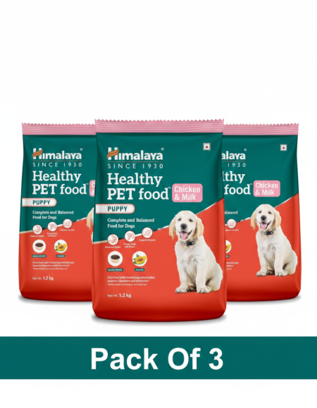 Himalaya Puppy Food Pack of 3 (Chicken & Milk)