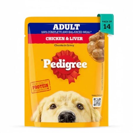 Pedigree Adult Gravy In Chicken & Liver Wet Dog Food