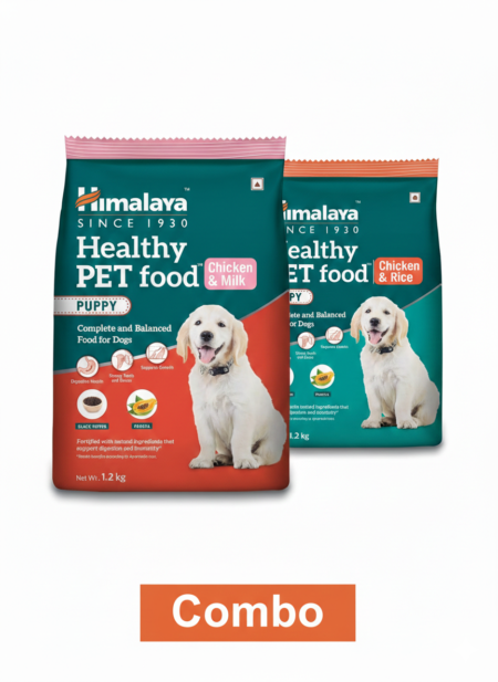 Himalaya Puppy Food Pack of 2 (Chicken & Rice and Chicken & Milk)