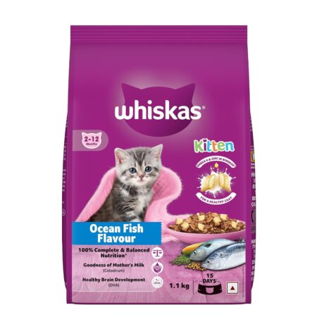Whiskas Kitten Dry Cat Food | Ocean Fish