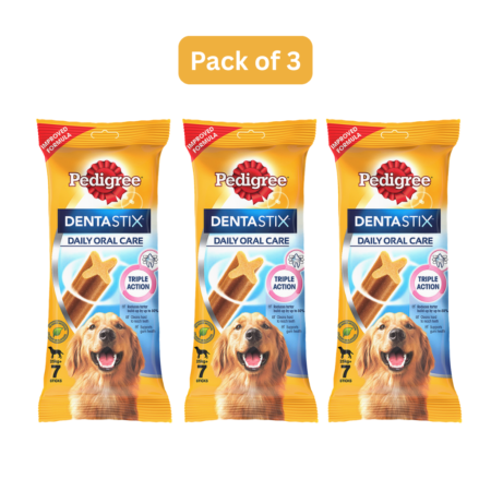 Pedigree Dentastix Medium | Pack of 3 (180 gms x 3)