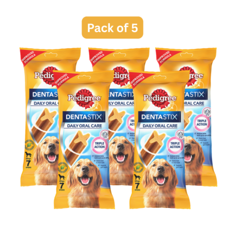Pedigree Dentastix Large | Pack of 5 (270 gms x 5)