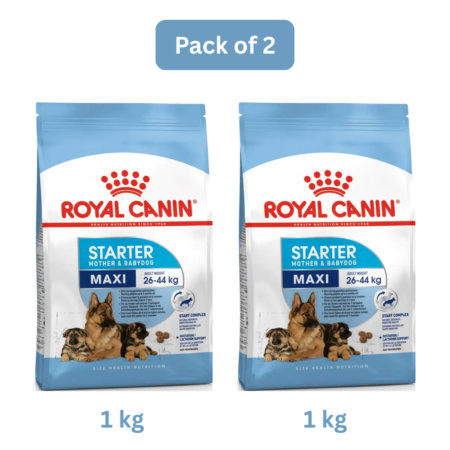 Royal Canin Maxi Starter Dry Dog Food 1 Kg | Pack Of 2
