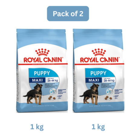 Royal Canin Maxi Puppy Dry Dog Food 1 Kg | Pack Of 2