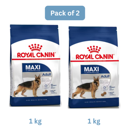 Royal Canin Maxi Adult Dry Dog Food 1 Kg | Pack Of 2