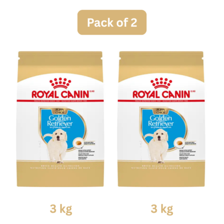 Royal Canin Golden Retriever Puppy Dry Dog Food 3 Kg | Pack Of 2