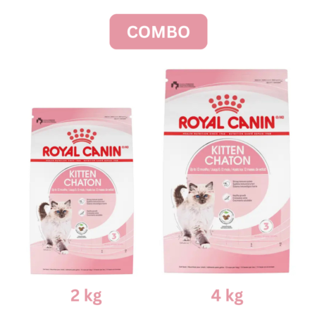 Royal Canin Kitten Dry Cat Food Combo 2 Kg + 4 Kg