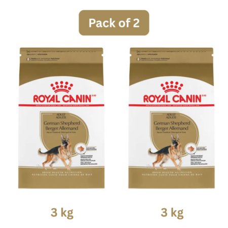 Royal Canin German Shepherd Adult Dry Dog Food 3 Kg | Pack Of 2