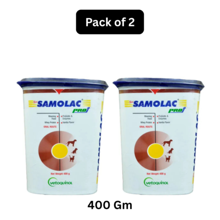 Vetoquinol Samolac Pro 400 Gm | Pack Of 2