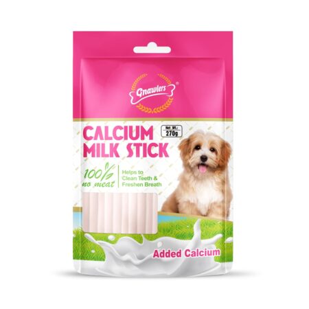 Gnawlers Calcium Milk Stick Dog Treat 270 Gm