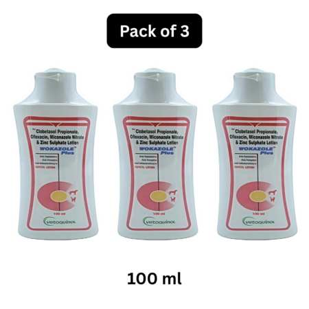 pet skin lotion 100ml pack of 3 for dogs