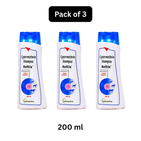 Vetoquinol Retlix Shampoo | 200 Ml | Pack Of 3