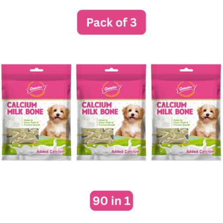 calcium milk bone dog treat pack of 3