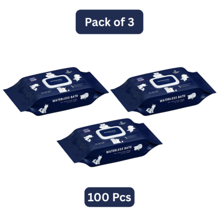 pet grooming wipes pack of 3