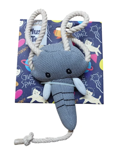 elephant plush dog toy for dogs and puppies