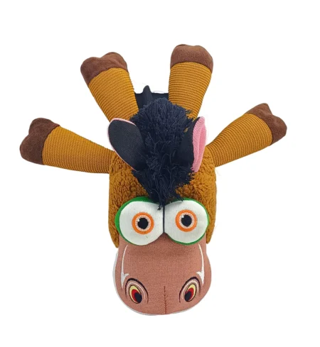 horse plush dog toy for dogs and puppies